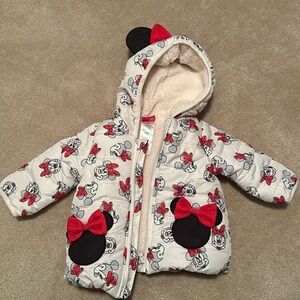 Minnie Mouse puffer jacket 12M